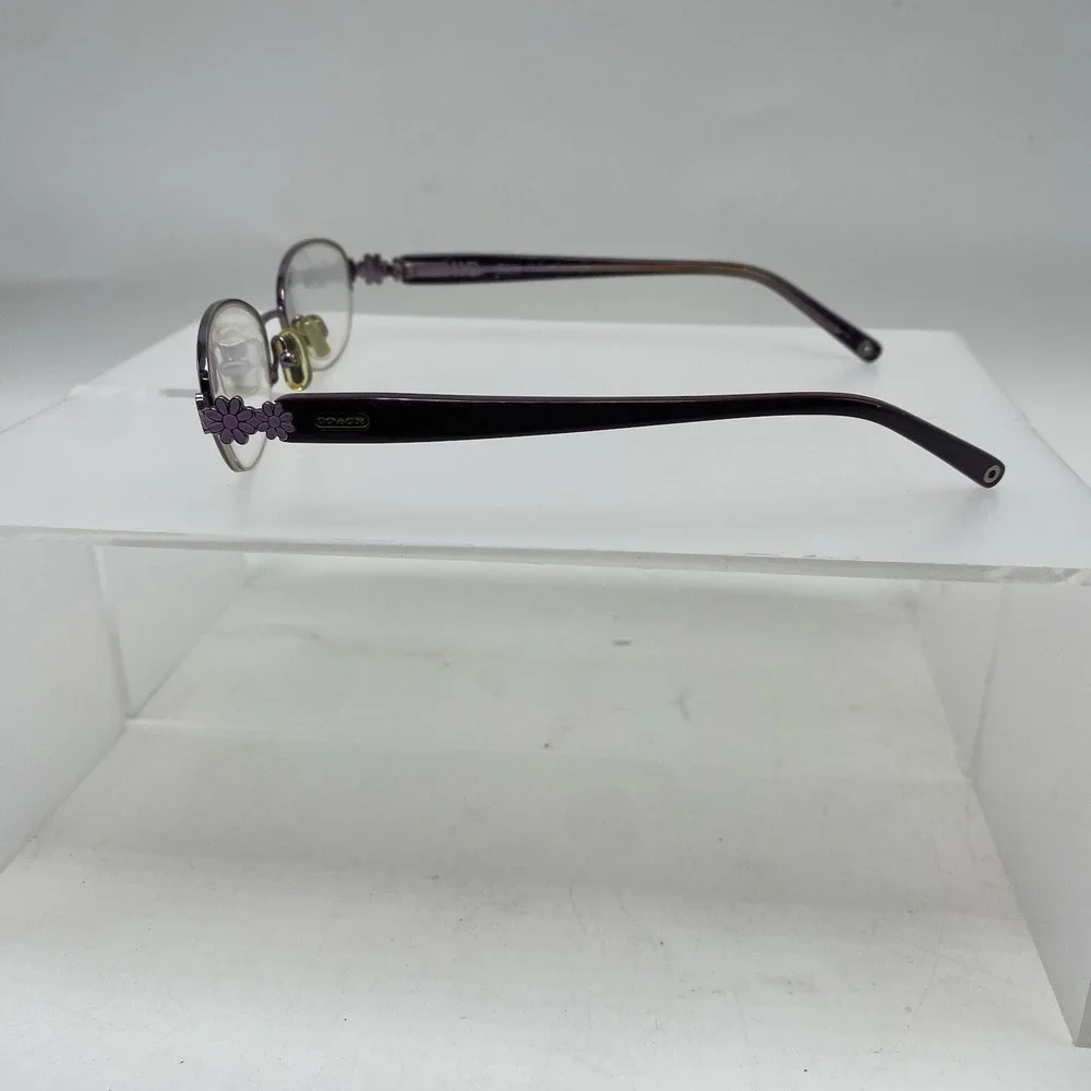 Coach Eyeglasses Women FRAMES ONLY 1007 Orena 1007 Half Rim Gold Lilac 208